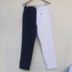 Lovers and Friends Harley black and white contrast jeans